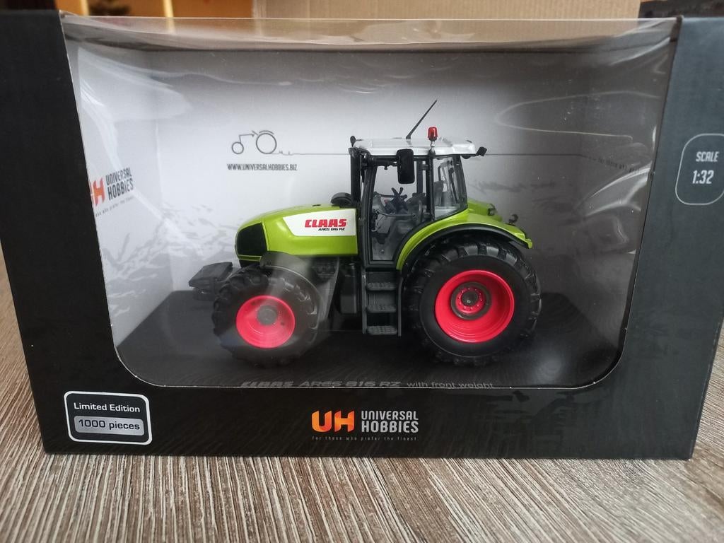 Claas Ares 816 RZ met Frontblok Limited Edition UH, Ophalen of Verzenden, Nieuw, Tractor of Landbouw, Universal Hobbies