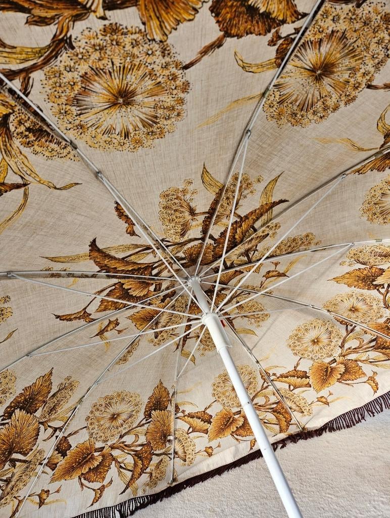Erg mooie retro parasol, Ophalen, Zo goed als nieuw