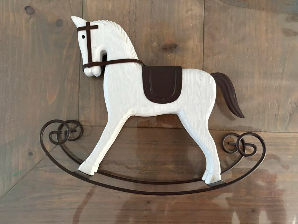 Klein hobbelpaardje, decoratie, Huis en Inrichting, Woonaccessoires | Overige, Ophalen of Verzenden, Zo goed als nieuw