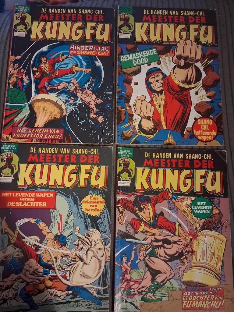 De handen van Shang-Chi, meester der Kung Fu - 4 stripboeken, Meerdere comics, Ophalen of Verzenden, Zo goed als nieuw, Europa