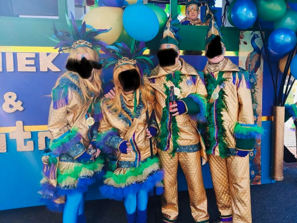 Prachtige carnavalspakken, Ophalen, Carnaval, Maat 42/44 (L), Zo goed als nieuw