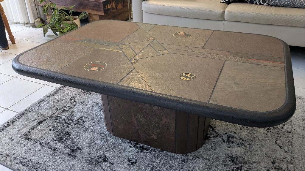 Vintage design salontafel (In de stijl van Paul Kingma). Nu, Huis en Inrichting, Tafels | Salontafels, Ophalen, Overige materialen