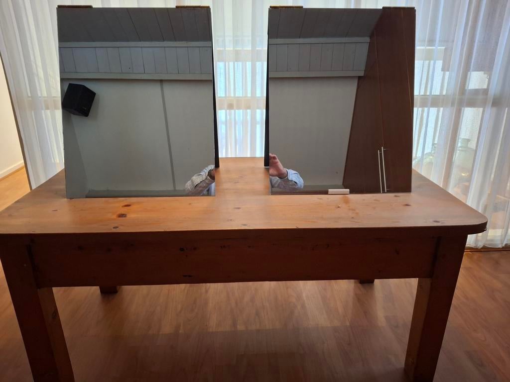 Spiegels, Ophalen of Verzenden, Zo goed als nieuw, 50 tot 100 cm, Minder dan 100 cm