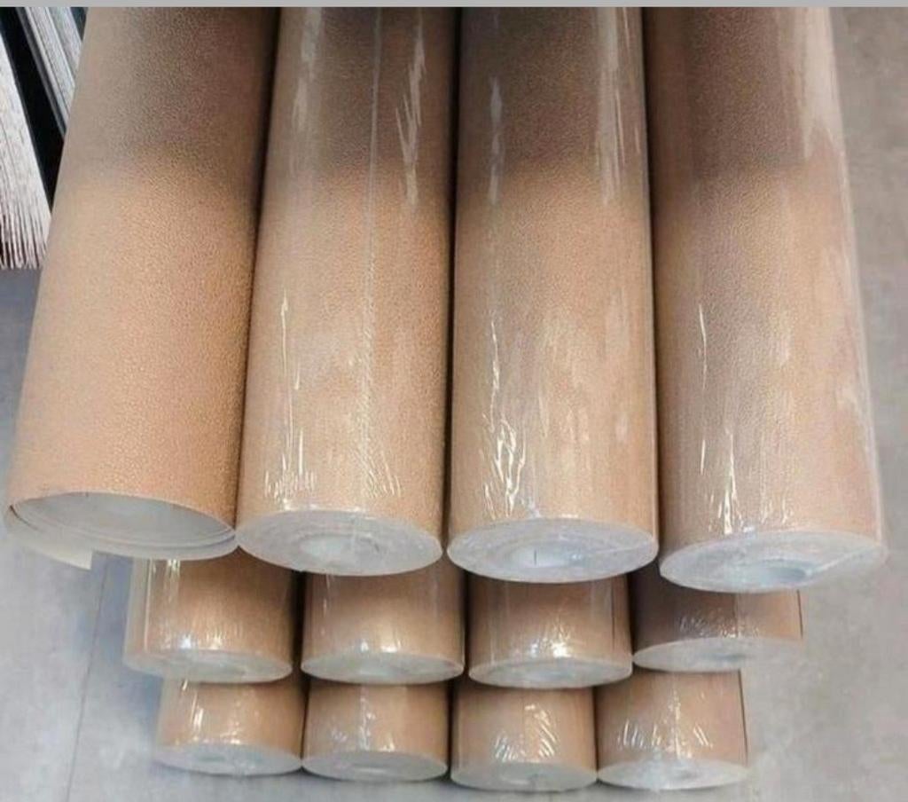 Behang goud/brons metalliclook 51357 70 cm breed!, Ophalen of Verzenden