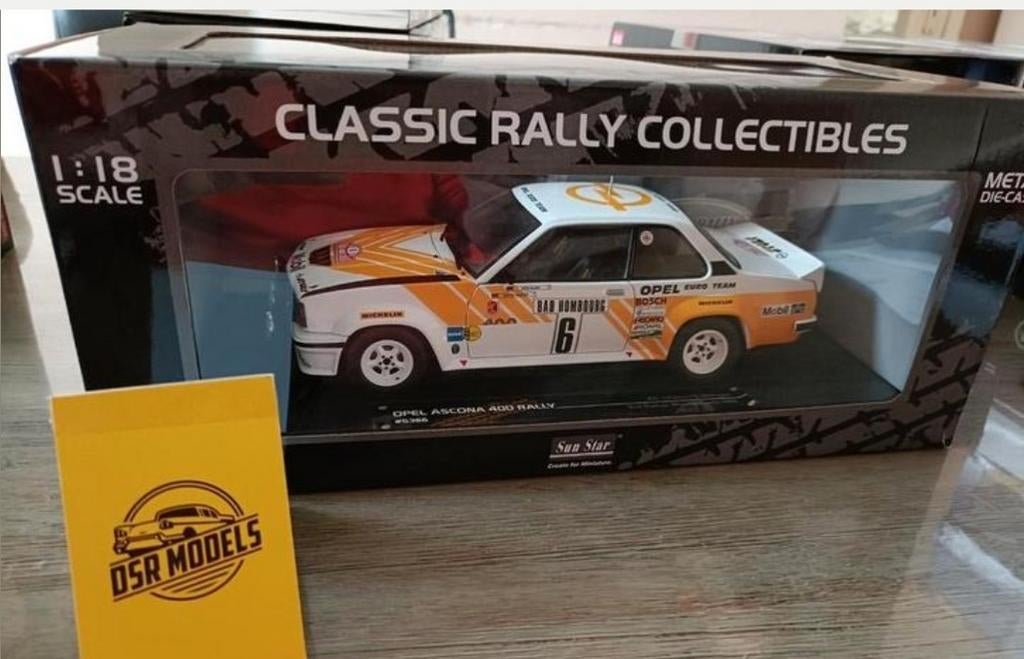 1:18 Opel Ascona 400 Rally #6 1981, Hobby en Vrije tijd, Modelauto's | 1:18, S, Auto, R, Nieuw