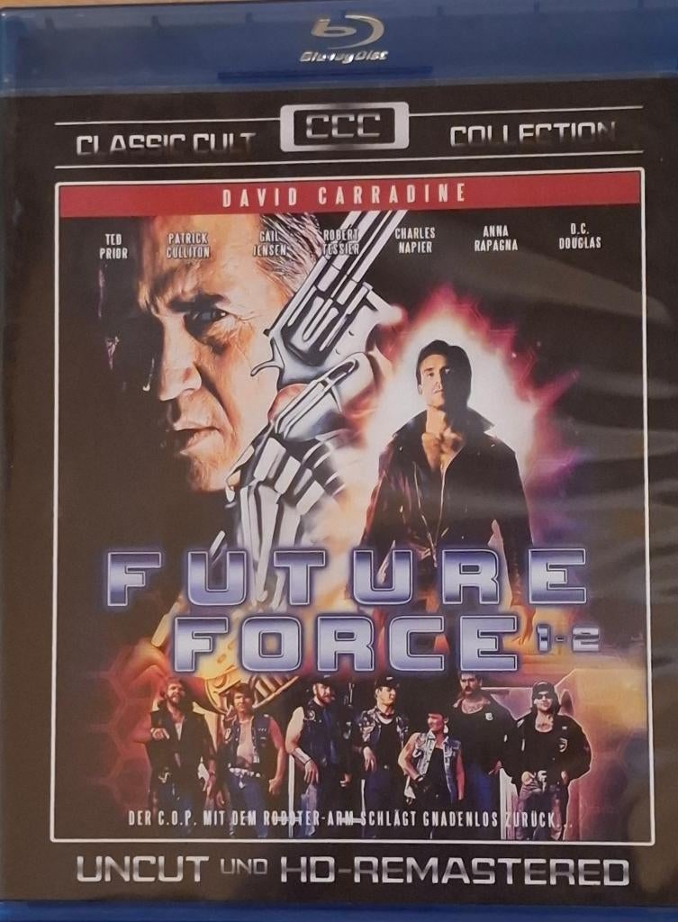 Future Force 1 & 2 - BD - Classic Cult Collection #50976, Cd's en Dvd's, Blu-ray, Zo goed als nieuw, Science Fiction en Fantasy