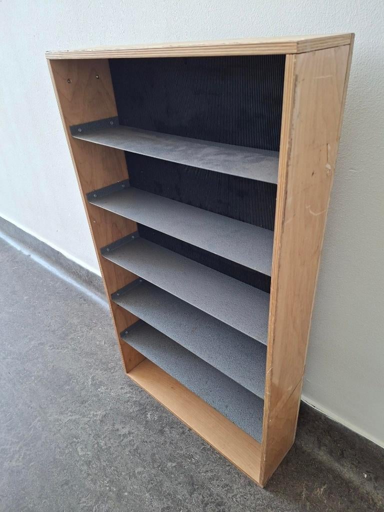 kastje wandrek cd kastje industrieel display kast vitrine, Ophalen, Met plank(en), Gebruikt, 50 tot 100 cm