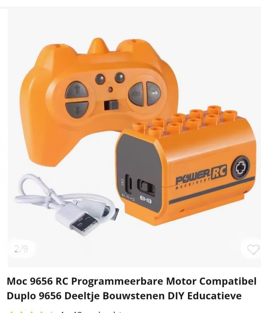 Motor voor modelbouw, o.a. voor LEGO, Ophalen of Verzenden, Nieuw, Complete set