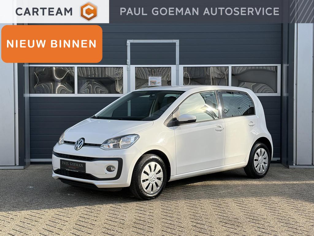 Volkswagen Up! 1.0 BMT high up! | Stoel verwarming | Parkeer, Auto's, Voorwielaandrijving, Stof, 4 stoelen, Wit