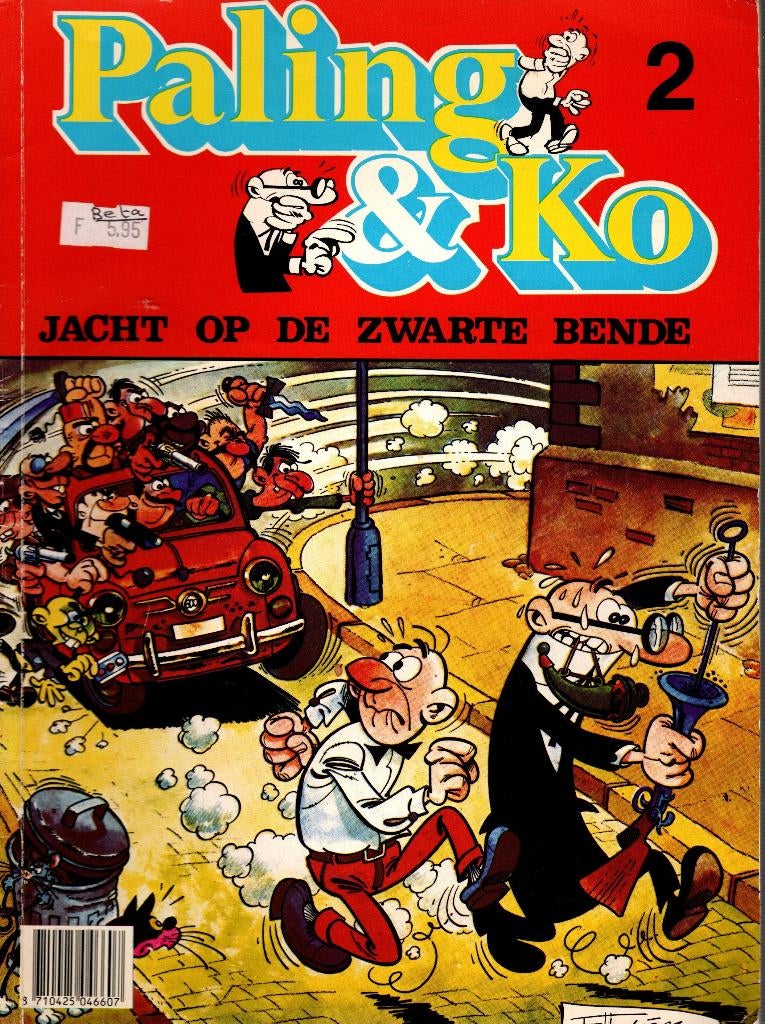 Paling & Ko, Jacht op de zwarte bende, Eén stripboek, Ophalen of Verzenden, Zo goed als nieuw