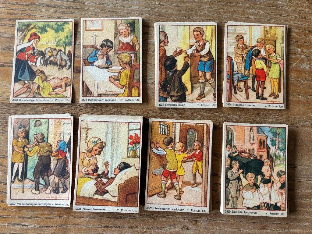 Vintage devotieprentjes santjes, Ophalen of Verzenden, Zo goed als nieuw, Kaart of Prent, Christendom | Katholiek