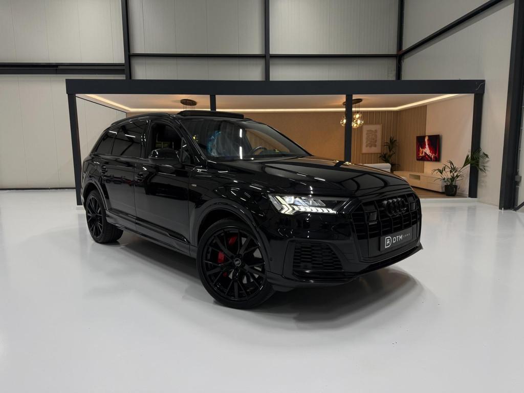 Audi Q7 55 TFSI e Quattro S Pano ACC Trekhaak 360° Cam B&O, Automaat, Gebruikt, 2995 cc, Plug-in hybride