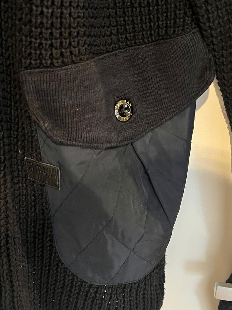 G-Star RAW heren trui met zak XL, Ophalen of Verzenden, Gedragen, Maat 56/58 (XL), Blauw