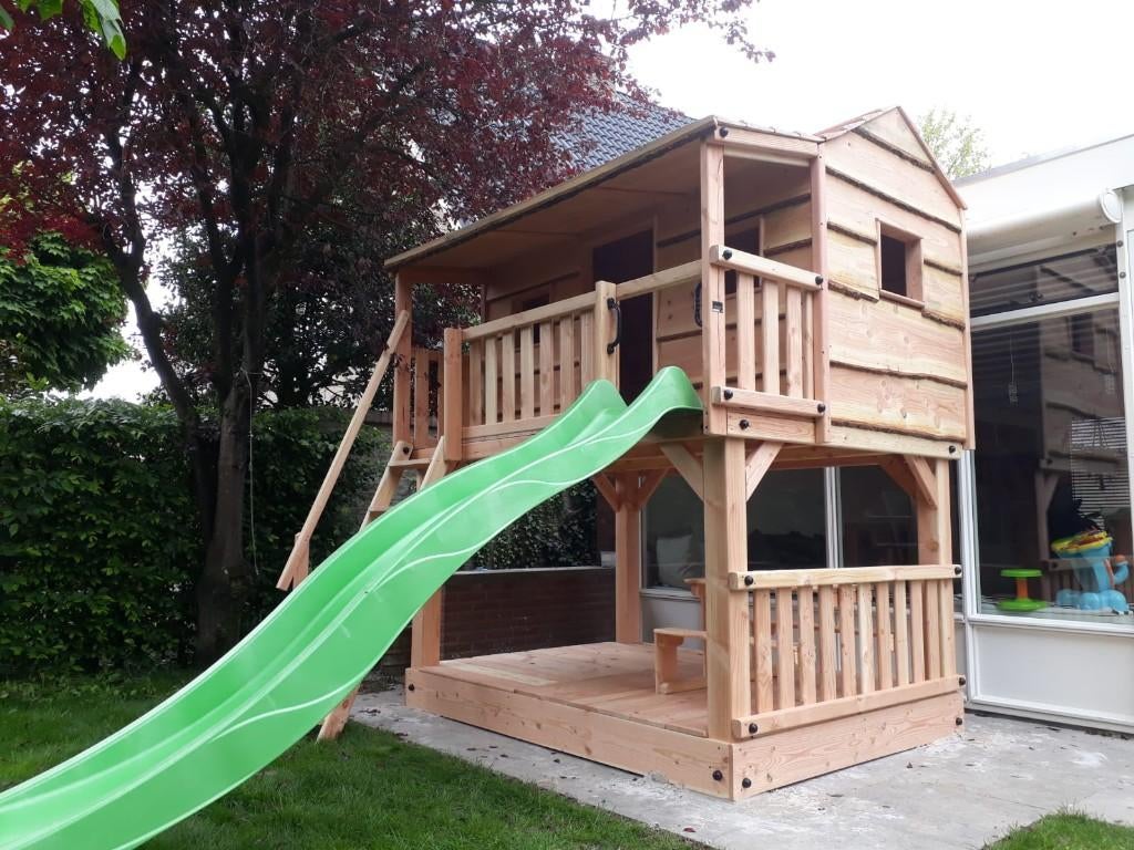 BOOMHUT LANDHUIS speeltoren speelhuis klimtoren speeltoestel, Kinderen en Baby's, Speelgoed | Buiten | Speeltoestellen, Ophalen
