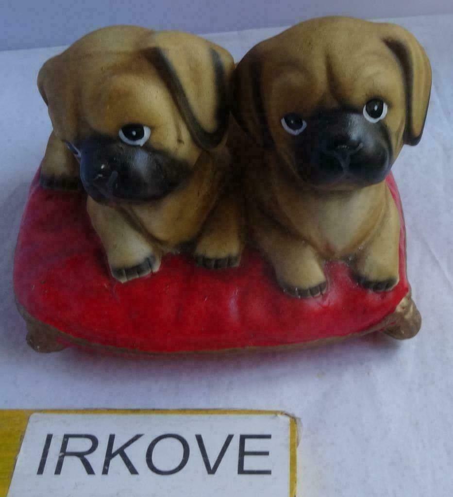 TWEE BOKSER PUPS OP EEN KUSSEN * Schattig! *, Verzenden, Dier