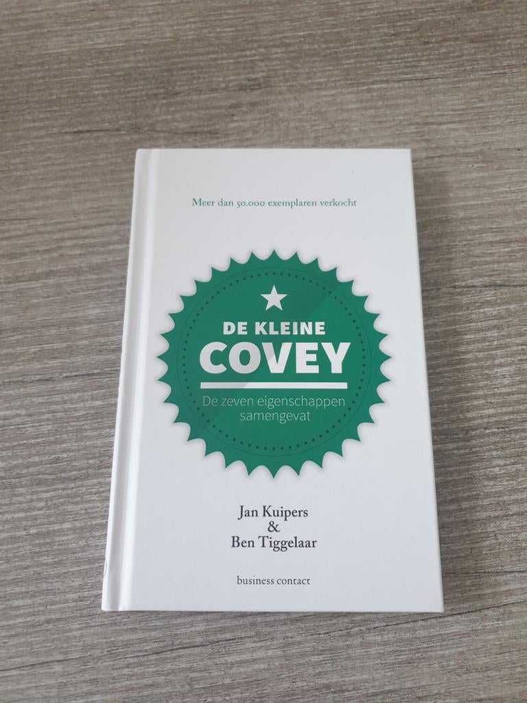 De Kleine Covey: De zeven eigenschappen samengevat, Ophalen of Verzenden, Gelezen, Management, Jan Kuipers & Ben Tiggelaar