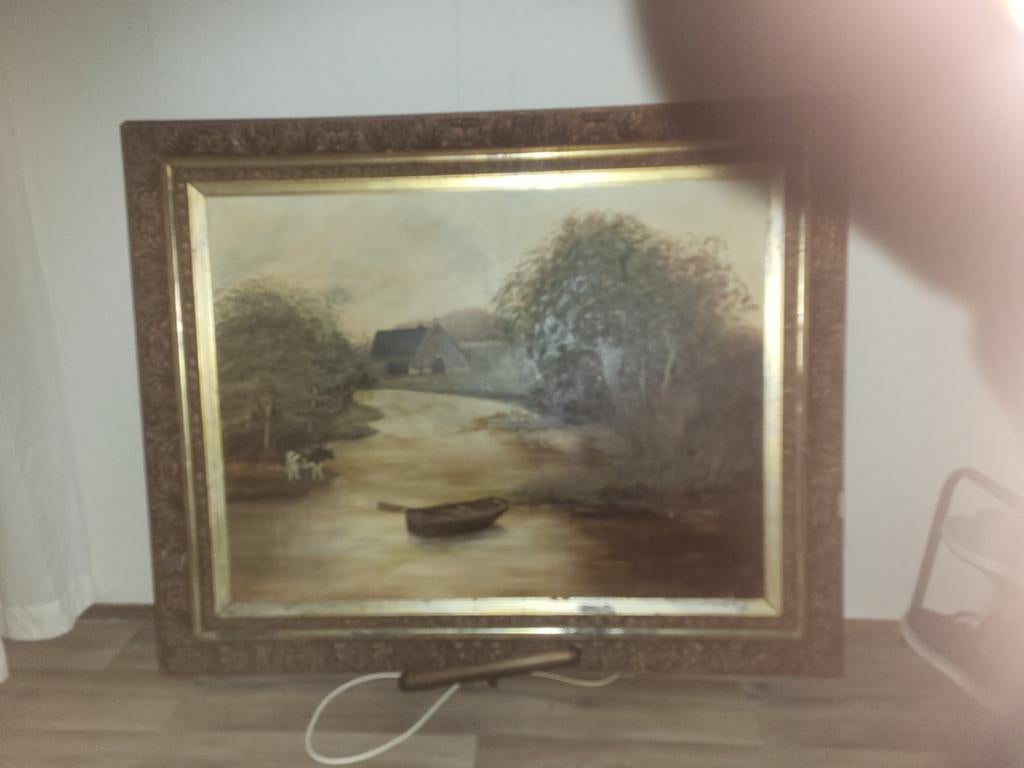 Antieke schilderij lijst., Ophalen of Verzenden