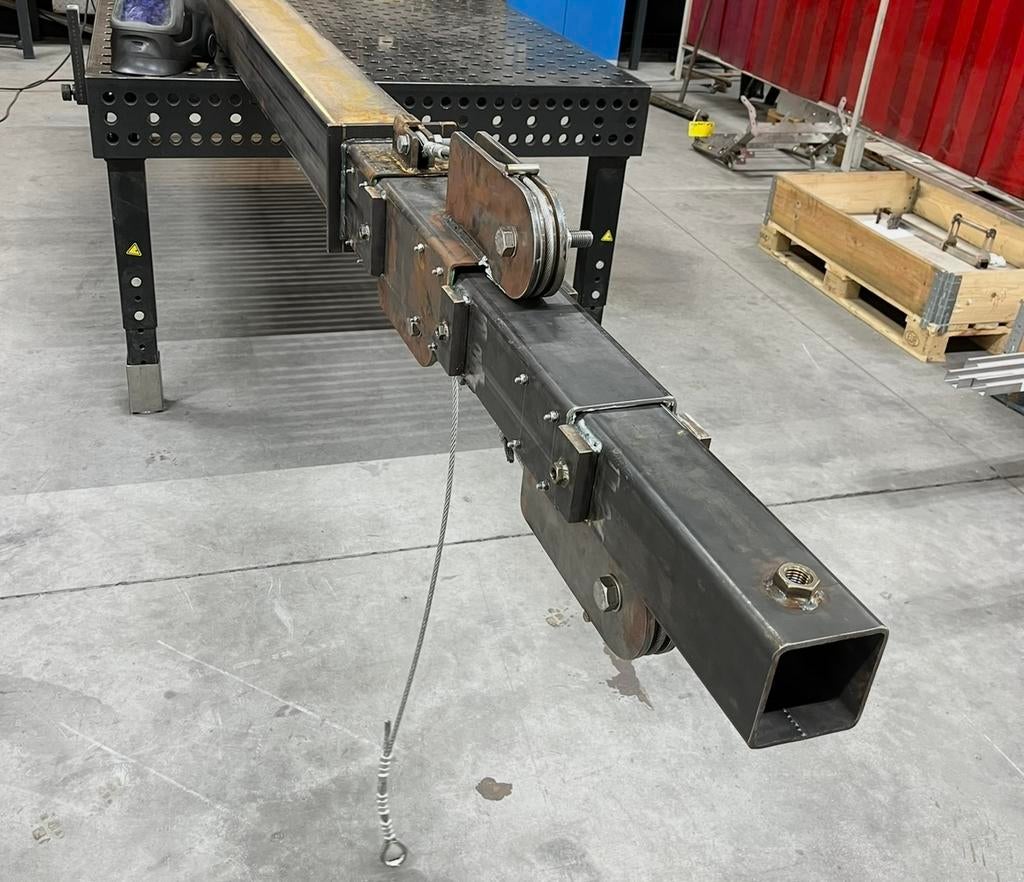 Kokermast 5x6 meter, Telecommunicatie, Antennes en Masten, Ophalen of Verzenden, Zo goed als nieuw, Mast