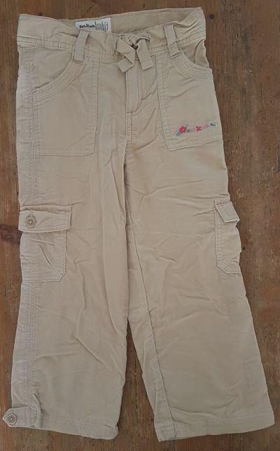 Maat 122 OshKosh meisjes broek ecru NIEUW (0127), Broek, Meisje, Nieuw, Ophalen of Verzenden