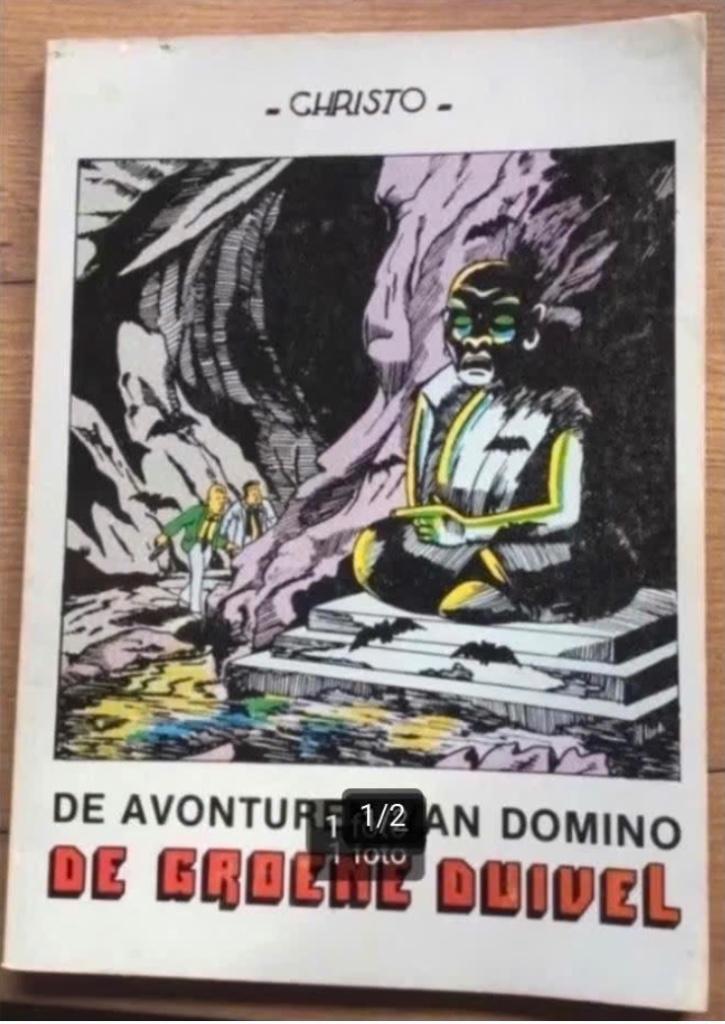 Domino:de groene duivel door Christo. Enige uitgave!, Boeken, Stripboeken, Eén stripboek, Ophalen of Verzenden, Gelezen