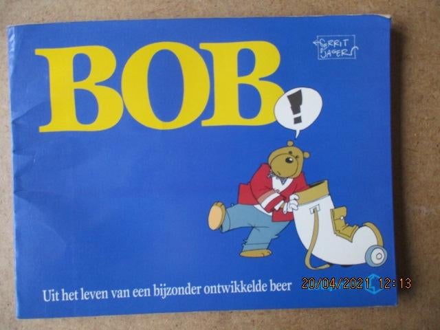 adv1635 gerrit de jager - bob, Boeken, Eén stripboek, Ophalen, Gelezen