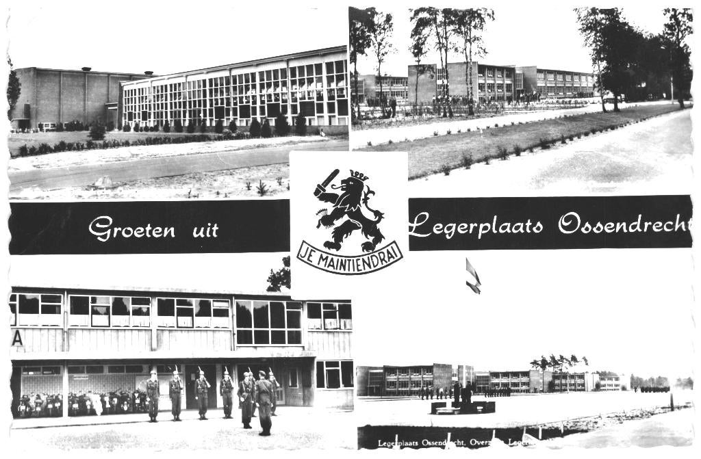 967065 Legerplaats Ossendrecht N Br 1963 Kazerne Gelopen, Ophalen of Verzenden, 1960 tot 1980, Gelopen, Noord-Brabant