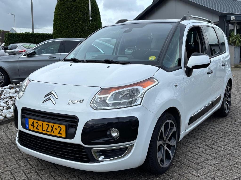 Citroën C3 Picasso 1.6 Benzine Exclusive Trekhaak Sportvelg, Euro 5, Gebruikt, 4 cilinders, Wit