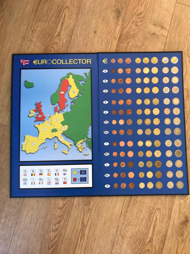 Euromunten map, Ophalen of Verzenden, Overige landen, Overige waardes