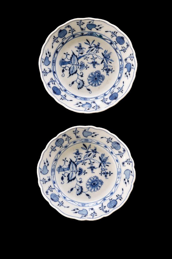 2 x meissen dinnerborden, Ophalen of Verzenden