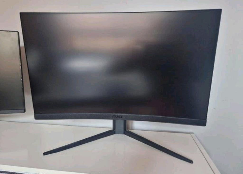MSI curved game monitor 24 inch, 101 t/m 150 Hz, Curved, Full HD, Zo goed als nieuw
