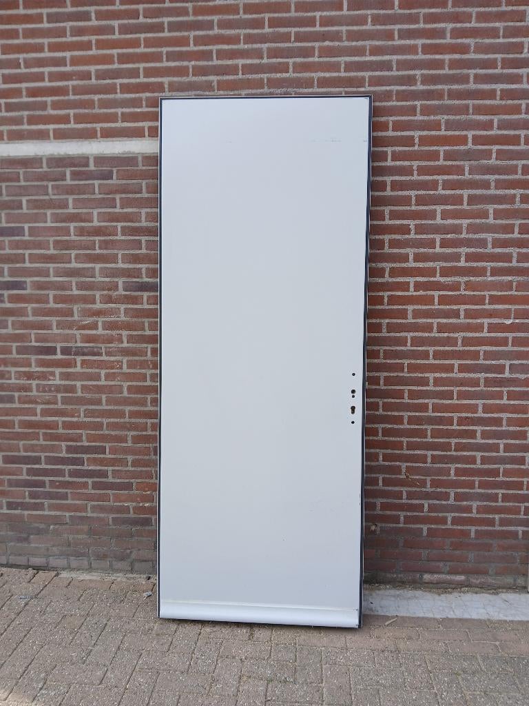 Dichte deur naar binnen draaiend brandvertragend (nr52), Ophalen, 215 cm of meer, Nieuw, Buitendeur