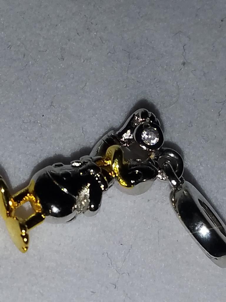 Zilveren bedel Donald Duck voor bedelarmband, Ophalen of Verzenden