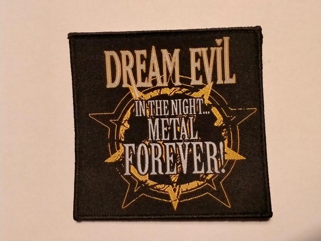 Dream Evil Metal Forever muziek patch kleding embleem logo, Verzamelen, Ophalen of Verzenden, Nieuw, Kleding