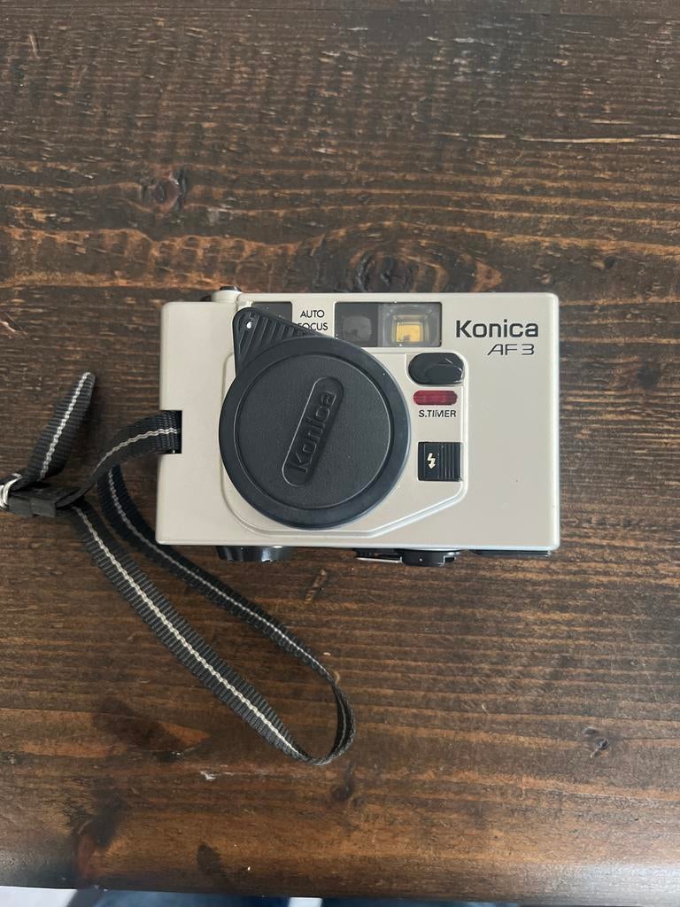 Konica AF3 Compact Camera - Vintage Analoge Fotografie, Audio, Tv en Foto, Fotocamera's Analoog, Gebruikt, Compact, Konica, Ophalen of Verzenden