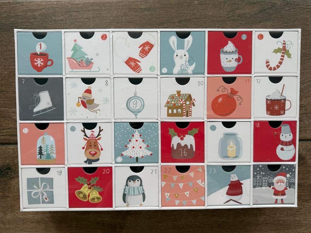 Adventkalender om zelf te vullen - nieuw, Diversen, Kerst, Ophalen of Verzenden, Nieuw