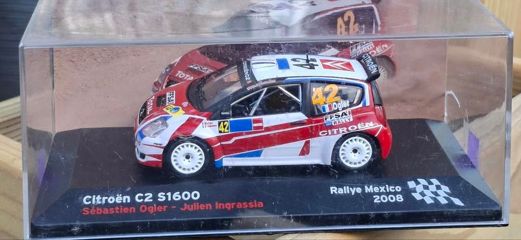 Citroën C2 S1600 Rallye Mexico 2008 modelauto, Ophalen of Verzenden, Auto, Overige merken