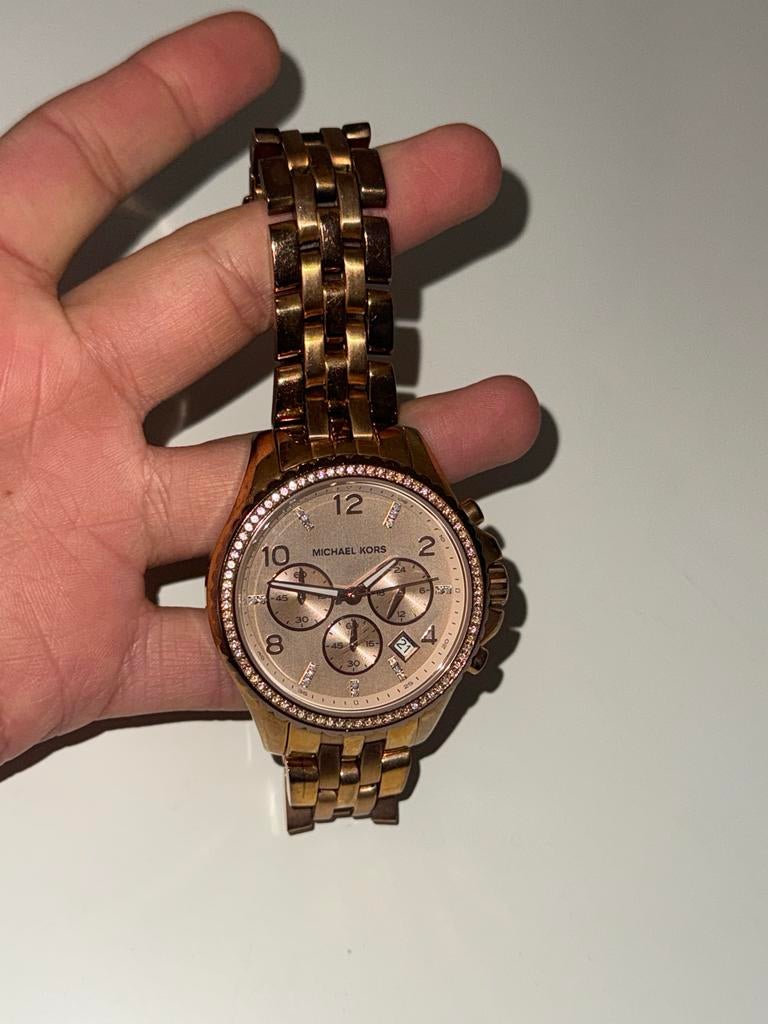 Orginele Micheal kors horloge, Overige merken, Staal, Gebruikt, Polshorloge