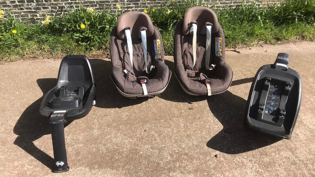 Kinderzitjes autostoelen, Ophalen, Gebruikt, 0 t/m 18 kg, Isofix