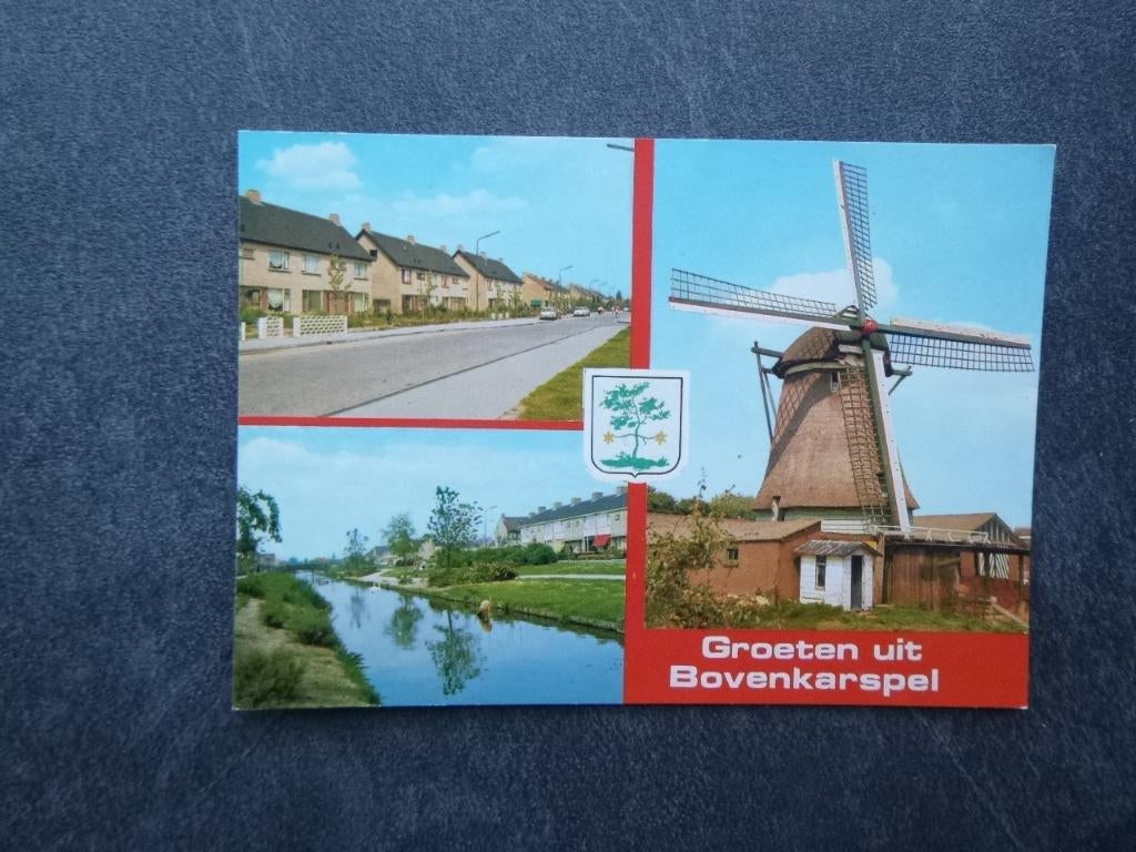 Bovenkarspel, molen 1977, Verzenden, 1960 tot 1980, Ongelopen, Noord-Brabant