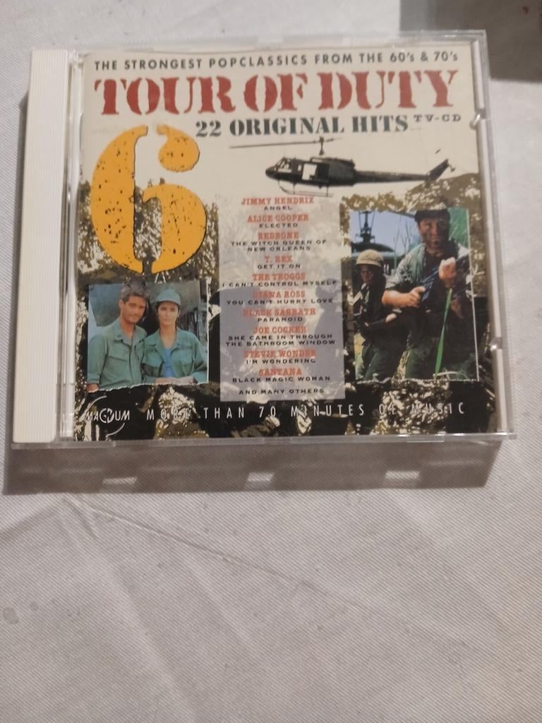 Tour of Duty TV-CD: Popklassiekers uit de jaren '60 & '70, Ophalen of Verzenden, Gebruikt