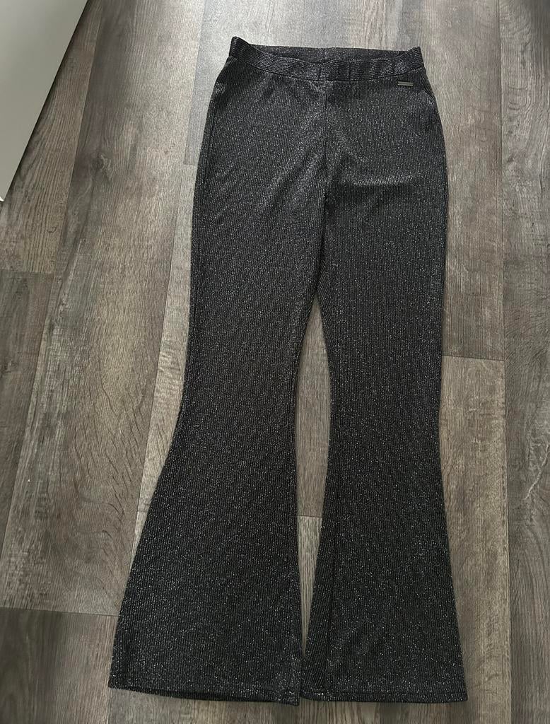 Colourful Rebel flared pants zilver, maat XL, Kleding | Dames, Broeken en Pantalons, Overige kleuren, Maat 46/48 (XL) of groter