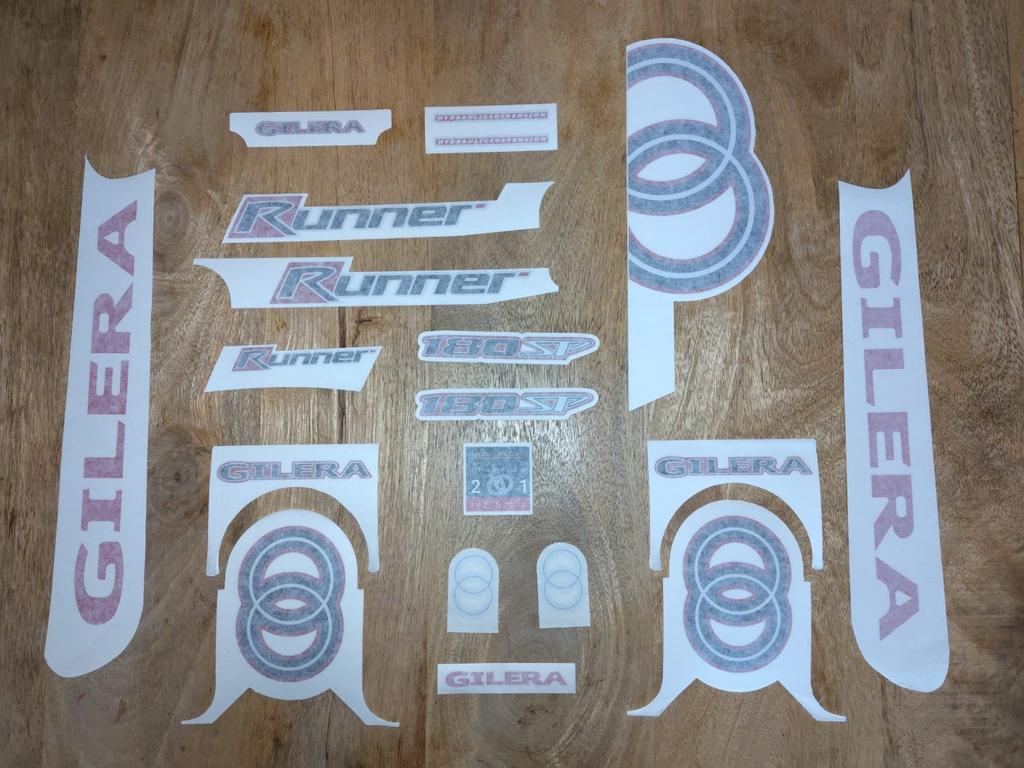 Stickerset Gilera Runner SP Pro COMPLEET, Motoren, Tuning en Styling, Ophalen of Verzenden