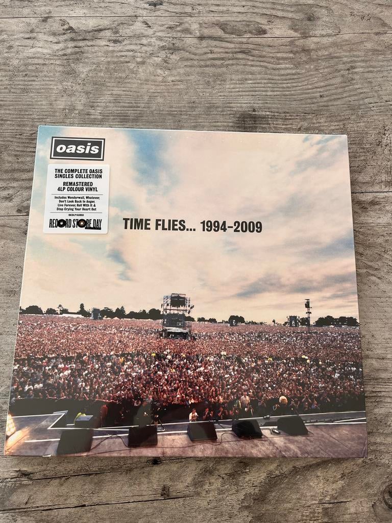 Oasis - Time Flies... 1994-2009 (4LP RSD Colour Vinyl), 12 inch, Boxset, Nieuw in verpakking, Ophalen of Verzenden