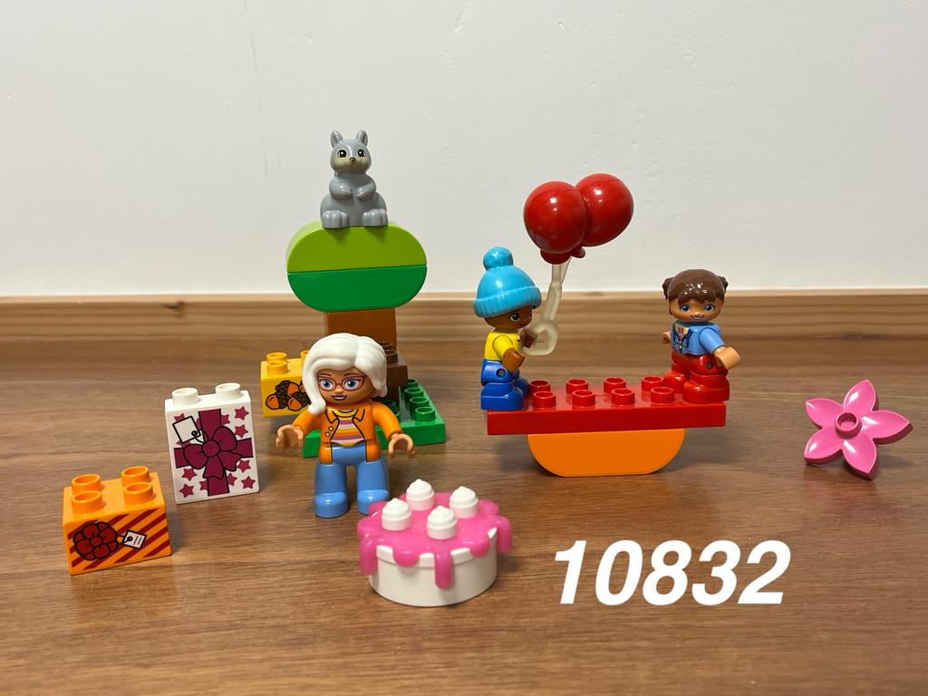 Duplo picknick met 3 poppetjes en eekhoorn 10832 (compleet), Ophalen of Verzenden, Zo goed als nieuw, Complete set, Duplo