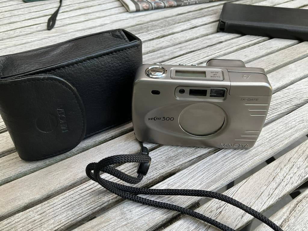 Minolta Vectis 300 analoge camera, Ophalen of Verzenden, Gebruikt, Minolta