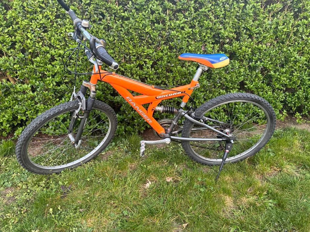 Mountainbike, volledig geveerd, Fietsen en Brommers, Ophalen, Gebruikt, Staal, 24 inch of meer