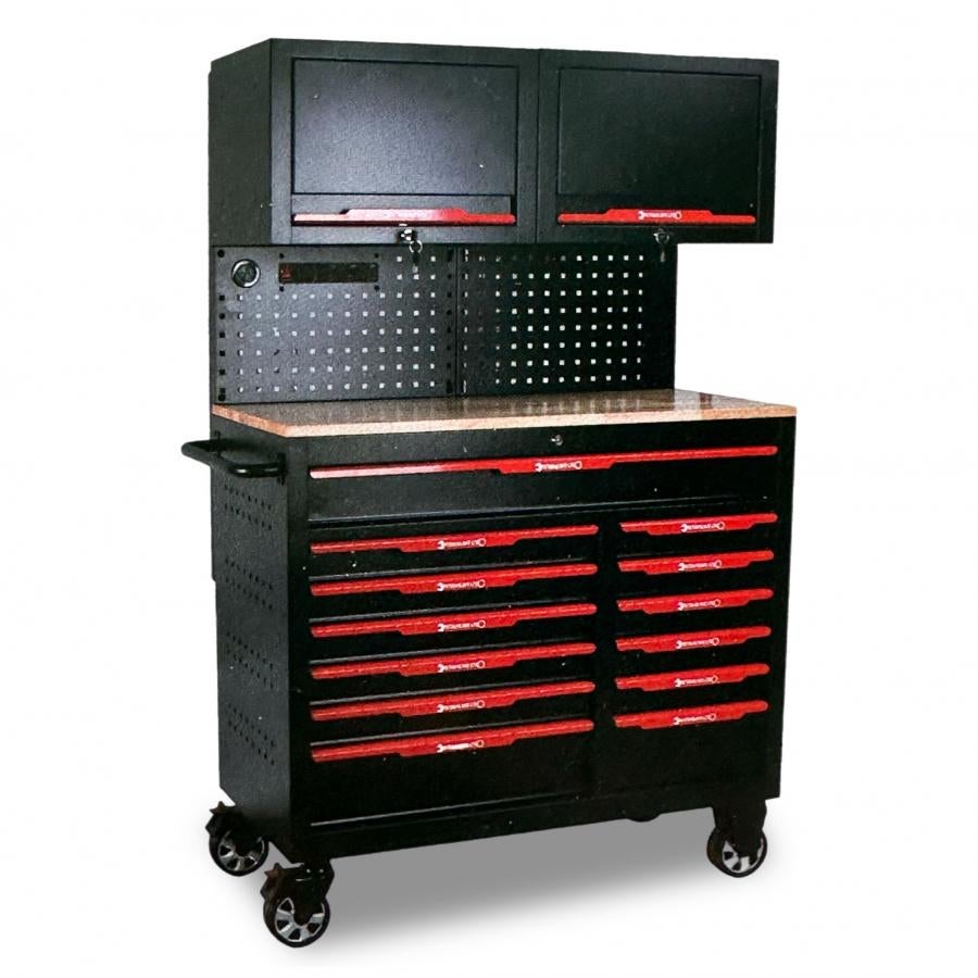 755-delig Gereedschapswagen met achterwand en kasten, Ophalen, Gevuld, Nieuw