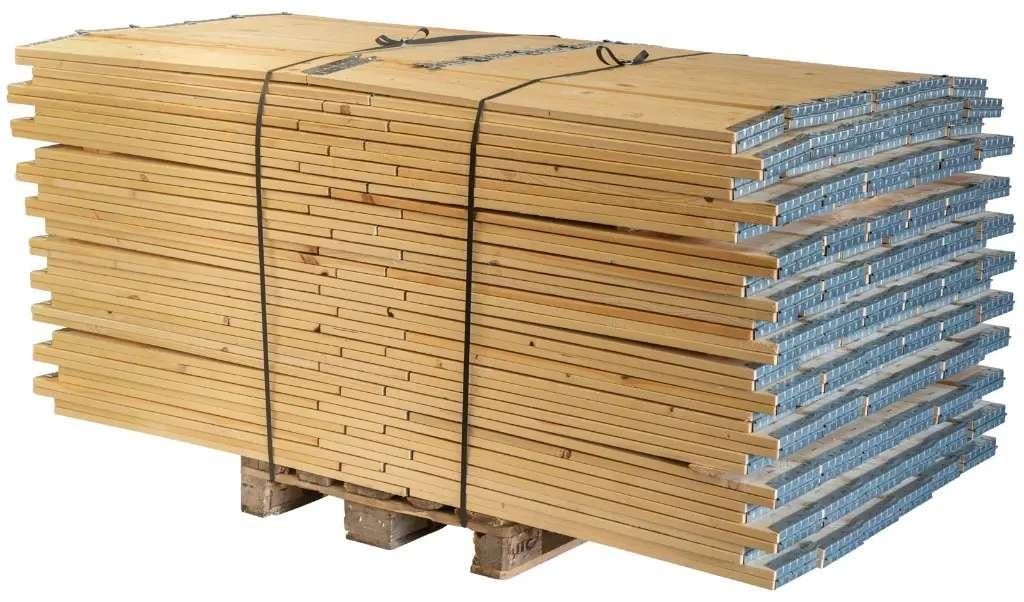Palletranden per 120 stuks - Goedkoopste in NL, Doe-het-zelf en Verbouw, Hout en Planken, Minder dan 25 mm, Overige typen, Nieuw