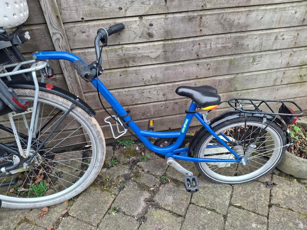 Aanhangfiets met bagagedrager - Blauw, Ophalen, Gebruikt, Aanhangfiets, Minder dan 20 kg