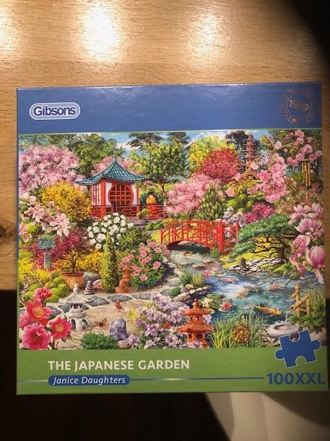 Puzzel met XXL stukjes The Japanese Garden, Ophalen of Verzenden, Minder dan 500 stukjes, Zo goed als nieuw, Legpuzzel